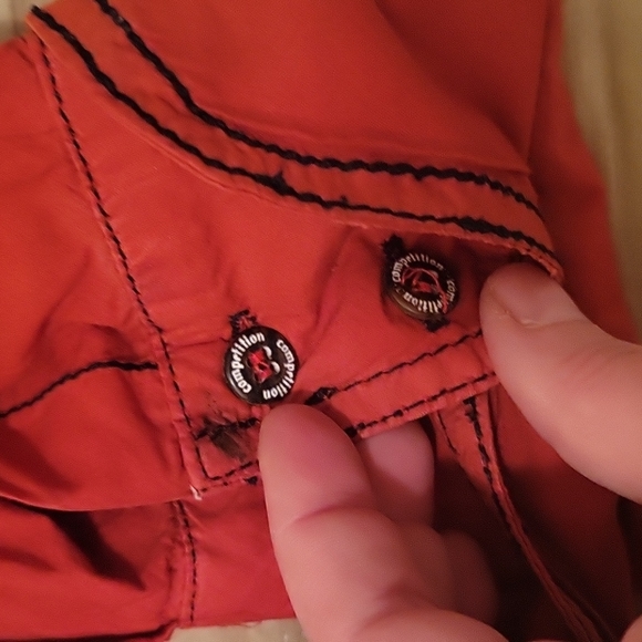 Men's Vintage Red Shade Button Up Shirt - Picture 16 of 16